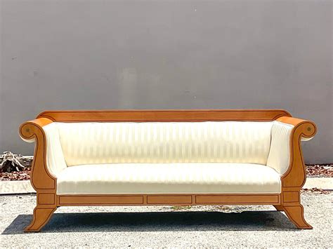 Vintage Meyer, Gunther and Martini Biedermeier Style Sofa For Sale at