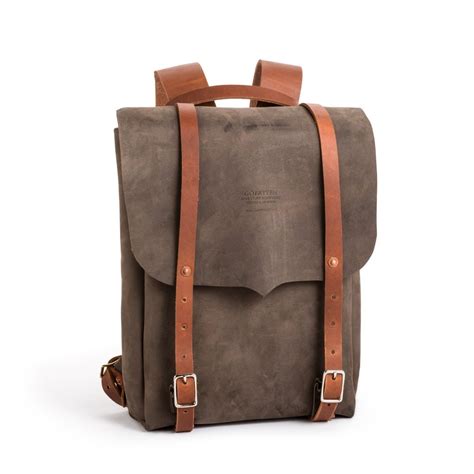 goertzen adventure equipment rustic leather backpack