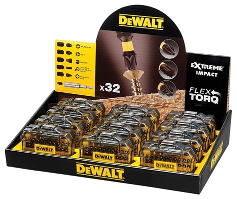 DT70523TM-QZ - Dewalt - Zestaw udarowych bitów skrętnych do wystaw, 32 ...
