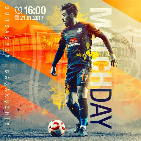 MATCHDAY Posters for Pro Football Players on Behance