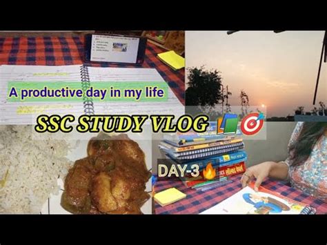 Day Morning To Night Study Vlog Ssc Cgl A Productive Day In