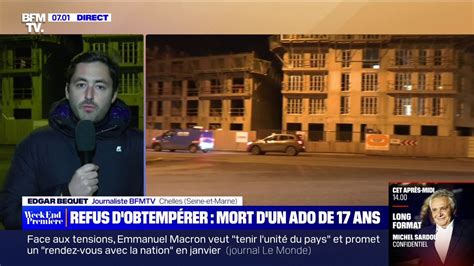 Refus d obtempérer mort d un adolescent de 17 ans en Seine et Marne