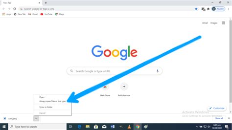how to make chrome open files automatically 2025