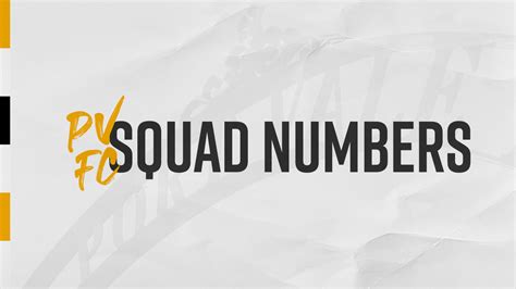 2023 24 Squad Numbers Confirmed Port Vale Fc