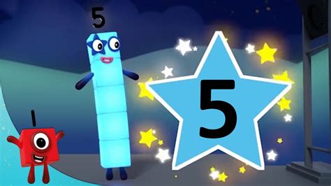 Numberblocks Number 5 Best Bits ⭐ Learn To Count Learning Blocks Youtube