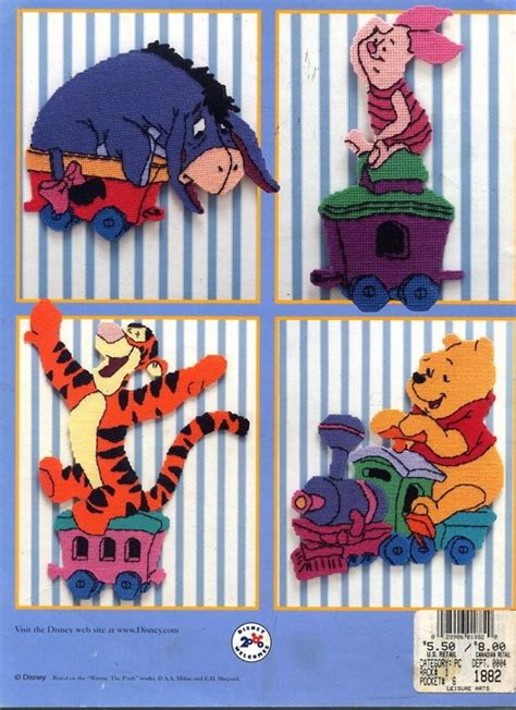 Pooh All Aboard In Plastic Canvas Leaflet Leisure Arts