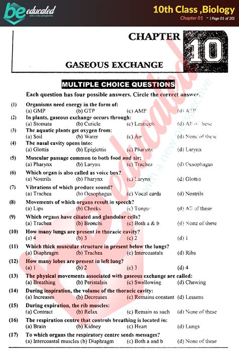 Chapter 1 Biology 10th Class Notes Matric Part 2 Notes