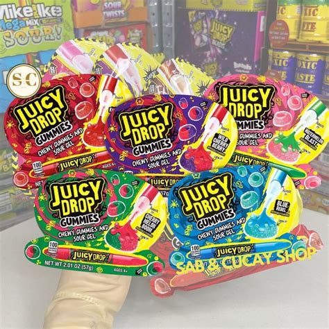 Juicy Drop Gummies Candy Sweet Gummies And Sour Gel Pen Candy Shopee