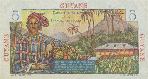 Francs Bougainville French Guiana Numista