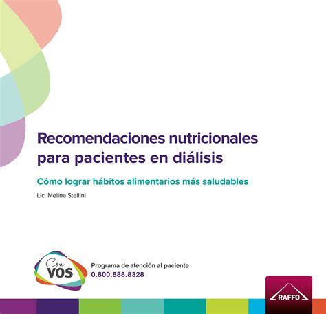 Recomendaciones Nutricionales Para Pacientes En Diálisis Programa Con Vos