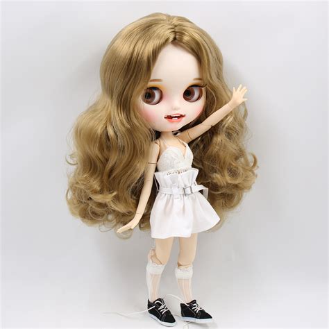 Make Up Smile Takara 12 Neo Blythe Nude Doll Brown Hair From Factory