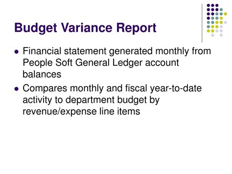 Ppt Reading A Budget Variance Report Powerpoint Presentation Free Download Id 6891001