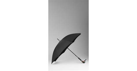 Burberry Duck Handle Walking Umbrella In Black Lyst