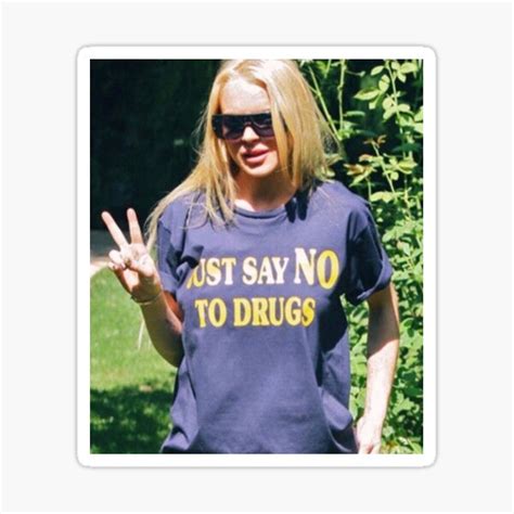 "Just say NO to drugs" Sticker for Sale by briarshop | Redbubble