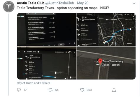 Tesla Terafactory Shows Up On Tesla Navigation Maps 👀👀 −