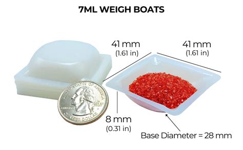 Amazon Pure Ponta Weigh Boats Pk Medium Pk Small Square