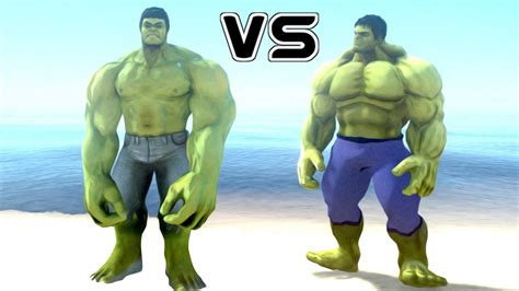 The Incredible Hulk Vs Avengers Hulk