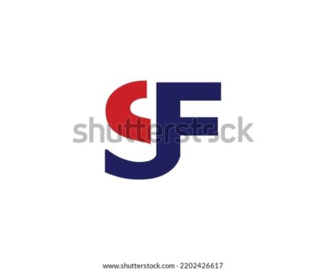 Sf Logo Design Vector Template Stock Vector (Royalty Free) 2202426617 ...