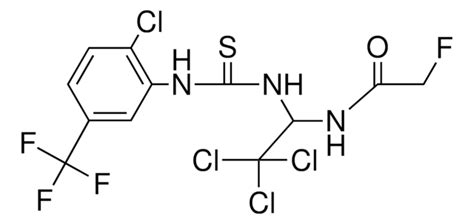 2 F N 2 2 2 TRICHLORO 1 3 2 CL 5 TRIFLUORO ME PH THIOUREIDO ET