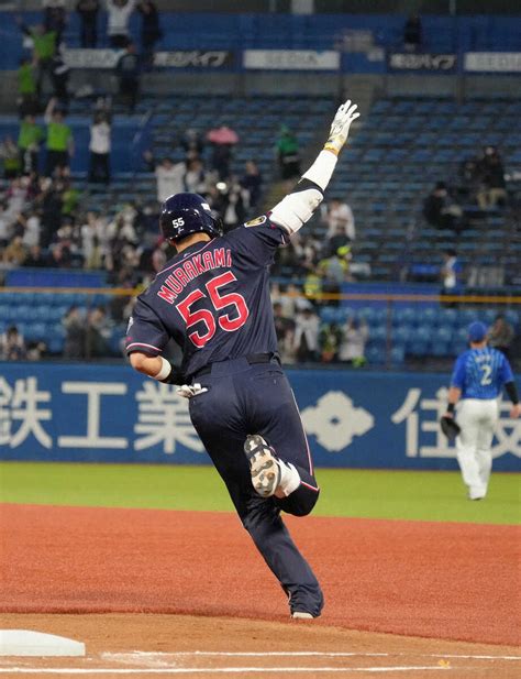 ヤクルト・村上 目覚めた今季2号 開幕戦以来37打席ぶり一発の先制2ラン― スポニチ Sponichi Annex 野球