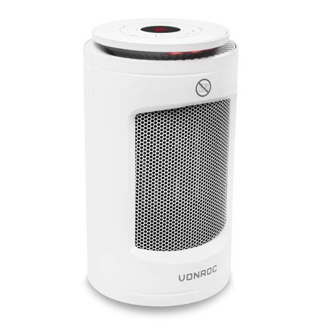 Termoventilatore Elettrico Vonroc W Ceramica Bianco