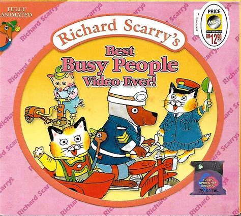 Richard Scarry S Best Busy People Video Ever VCD Hobbies Toys Music