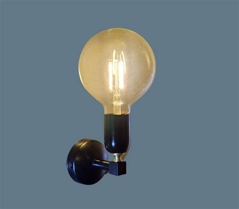 Finch Wall Light Black With Brass Trim Gravel Hill Lighting