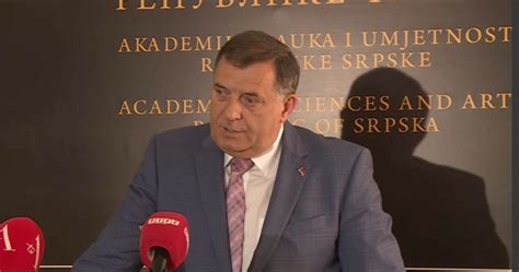 Dodik Andri Je Pisao Kada U Ete U Bih Tu Prestaje Logika Samo