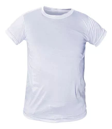 10 Playeras Unisex Tela Brush Para Sublimar Blanco Meses sin interés