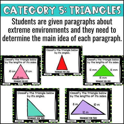 Classifying Triangles Graphic Organizer