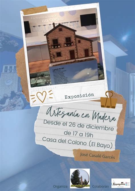 Exposición Artesanía en madera en La Casa del Colono Aquagraria