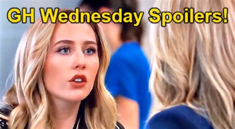 General Hospital Spoilers Wednesday May 31 Josslyn Pushes For Carly