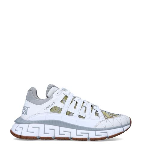 Versace Barocco Print Trigreca Sneakers Harrods Us