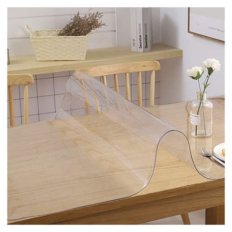 Buy Tissu De Bureau Transparent Tapis En Pvc Givr Anti Br Lure Tapis