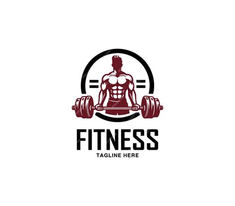 Premium Vector Fitness And Gym Body Building Logo Design Silhouette Of Bodybuilder Fitness