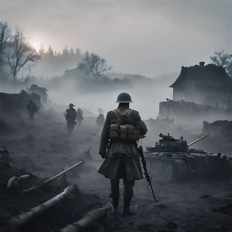 ai generated soldier war royalty  stock illustration image