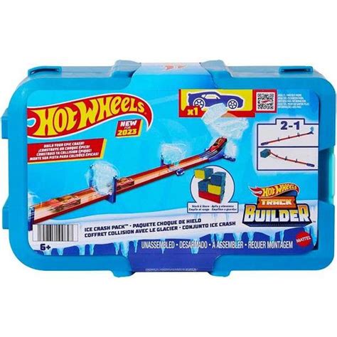 Hot Wheels Caixa Pista De Acrobacias ICE CRASH Mattel HNJ66 Pistas De