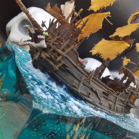 Sea of Thieves Diorama Galeón de esqueletos