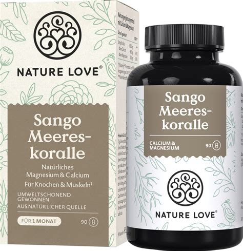 Nature Love Sango Meereskoralle Calcium Magnesium Kapseln St