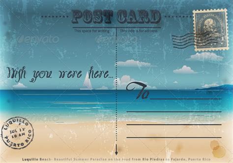 35 Best Vintage Postcard Design Templates For Inspirations Free