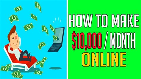 10 Proven Ways To Earn 10 000 Per Month Online Youtube