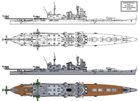 Tone Kai Type Heavy Cruiser By Tzoli On Deviantart