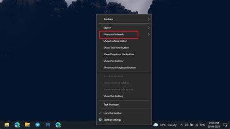 How To Disable News And Interests Widget On Windows 10 Beebom 9150 Hot Sex Picture