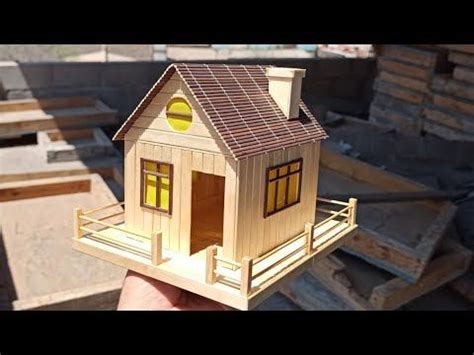 Casas De Palitos De Helado How To Make Popsicle Stick House Easy