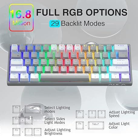 Mua AULA 29 RGB 60 Percent Wired PC Gaming Keyboard Mechanical Mini