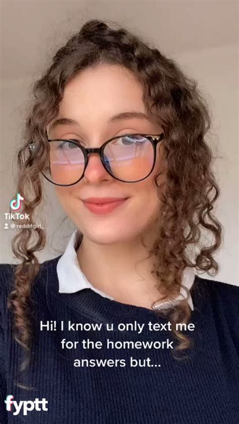 TikTok USA On Twitter That Cute Nerd You Only Text For Homework