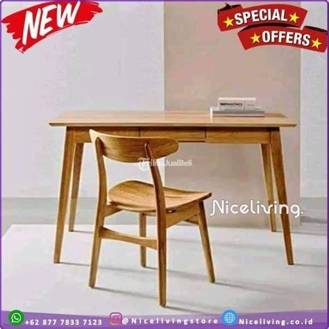 meja  kursi belajar kayu jati meja belajar anak kayu jati  jakarta