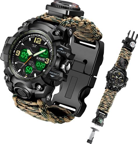 Taktische Milit R Digital Armbanduhr F R Herren In Survival