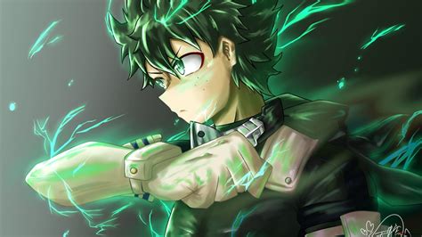 Izuku Midoriya (Deku) - My Hero Academia HD wallpaper download