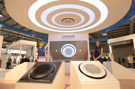 Samsung Has Presented The New Design Of 360 Cassette Air Conditioning Unit Ha Factory